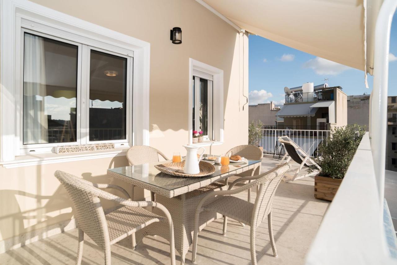 Athens Terrace 360° Apartment Luaran gambar