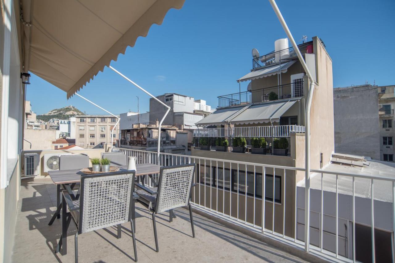Athens Terrace 360° Apartment Luaran gambar