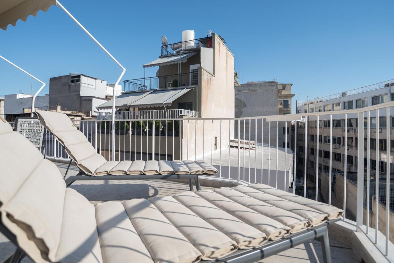 Athens Terrace 360° Apartment Luaran gambar